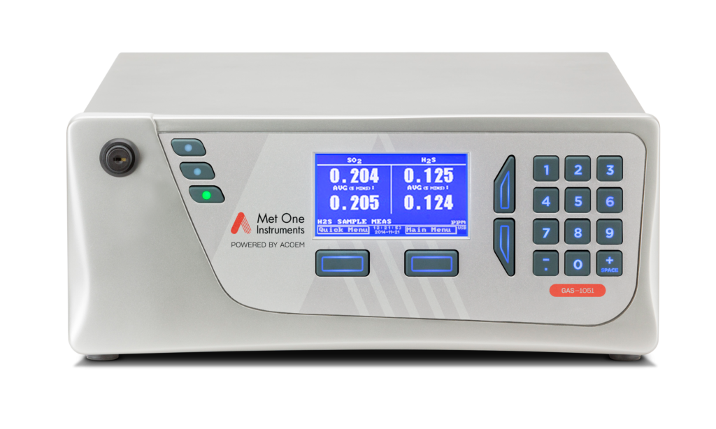 Gas 1051 Sulfur Dioxide And Hydrogen Sulfide Analyzer Met One Instruments